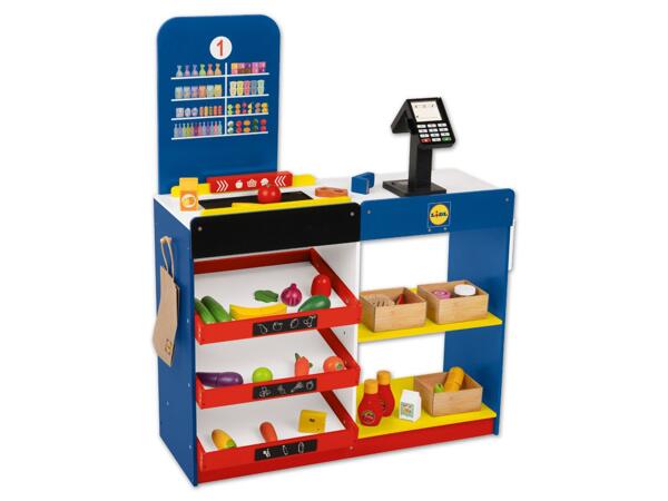 Holz-Lidl-Supermarkt