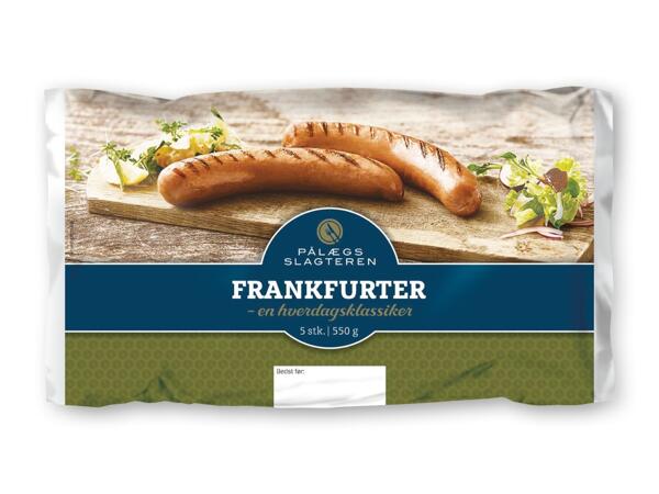 PÅLÆGSSLAGTEREN Hotdog-, grill- og pandepølser eller frankfurter