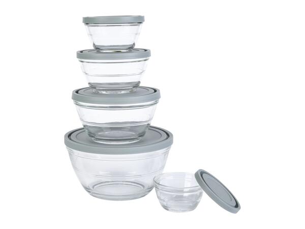 Livarno Home Glass Bowl Set - 5 Pack