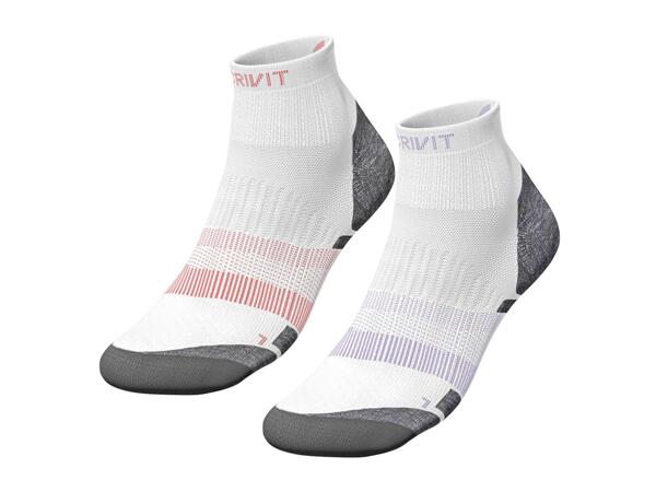 Ladies' running socks, 2 pairs
