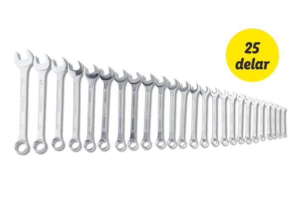 U-ringnyckelsats, 25 delar