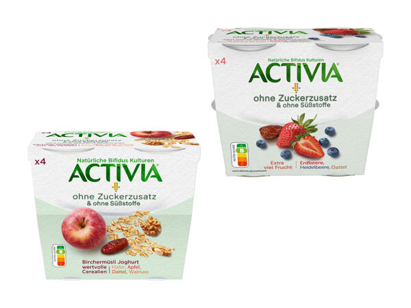 Yogourt Danone Activia sans sucre ajouté
