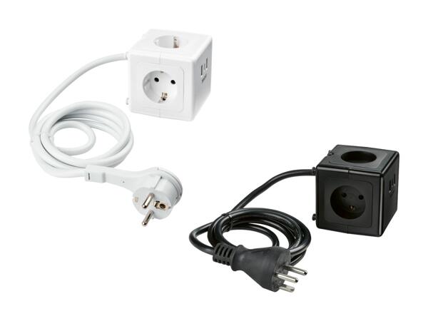 TRONIC(R) Stikdåseterning med USB-porte