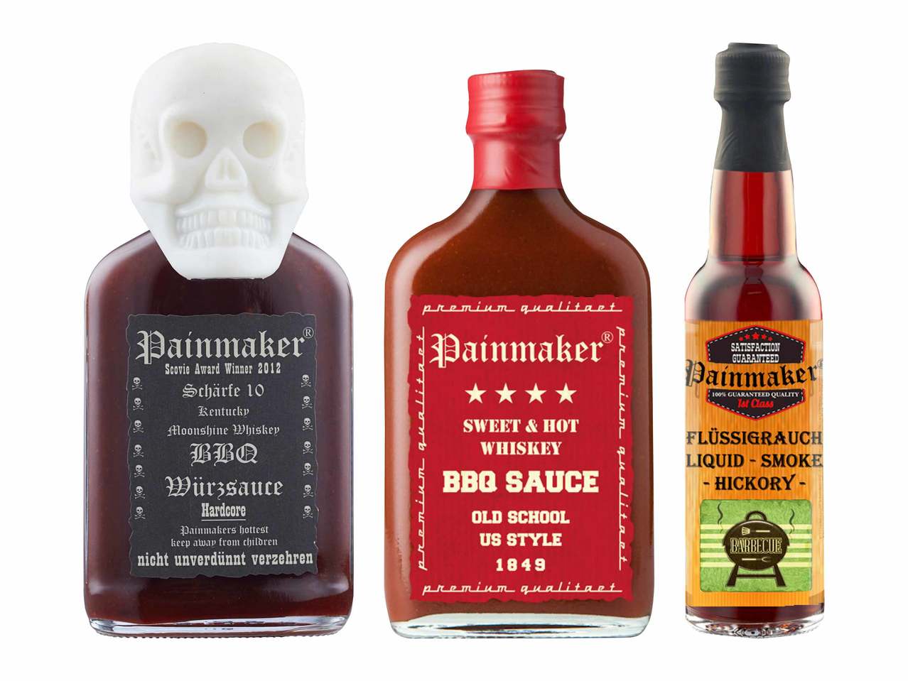 Painmaker Sauce barbecue Hardcore/ 1849 US Style/ fumée liquide Hickory