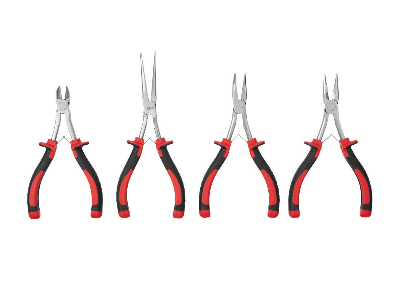 Long Nose Pliers, Side Cutters, Needle Nose Pliers, Curved Needle Nose Pliers
