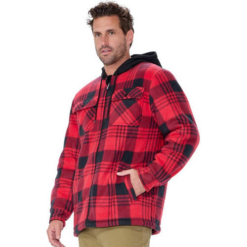 Men's Sherpa Hooded Jacket