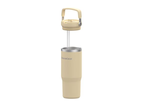 Silvercrest Beige Stainless Steel Insulated Mug