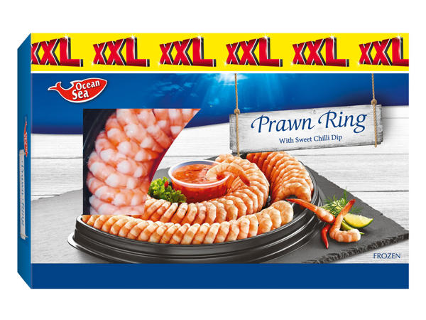 OCEAN SEA Garnelenring mit Sweet Chili Dip 495 g