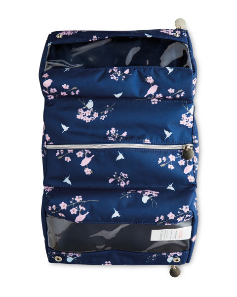 Avenue Fold Out Floral Wash Bag