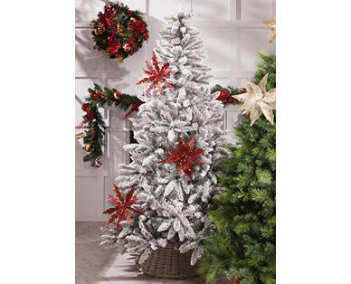 Aspen Luxury Flocked Christmas Tree 7ft (213cm)