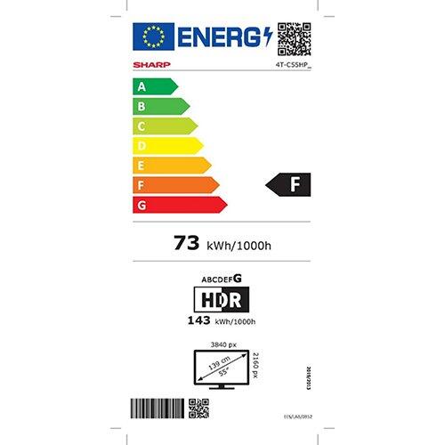 SHARP 55" (139cm) 4K Ultra HD Google TV™ QLED HP5265E