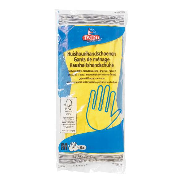 TWIDO HOUSEHOLD(R) Haushaltshandschuhe, 3 Paar
