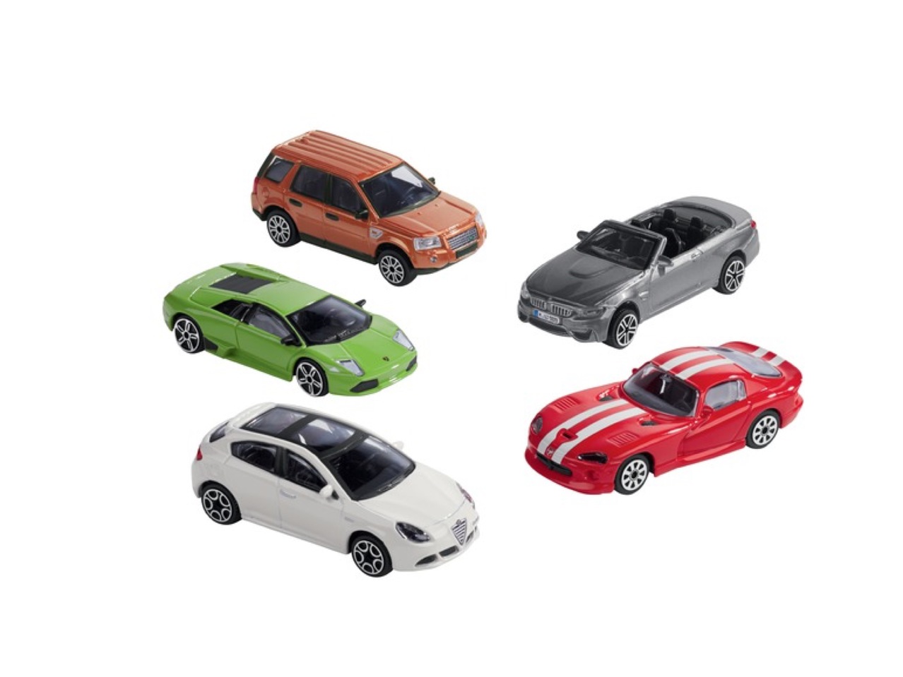 Leksaksbilar, 5-pack1