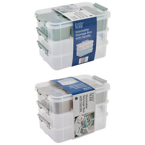 Stackable Storage Box with Handle