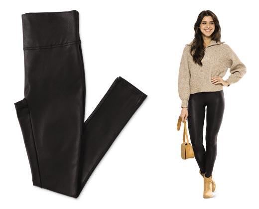 Serra 
 Ladies' Faux Leather or Seamless Leggings