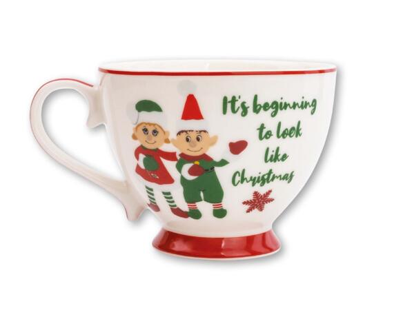 Elf Ceramic Footed Mug - Lidl - Northern Ireland - Specials archive