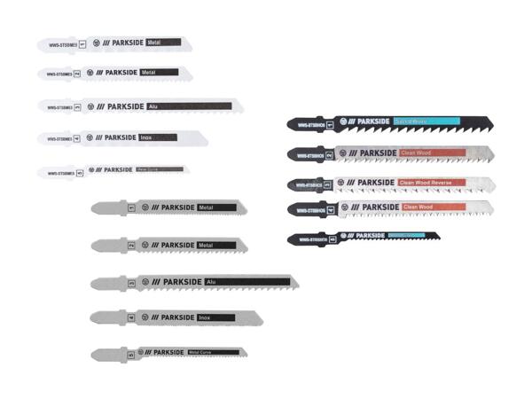 Set de lames de scie sauteuse, 5 pièces