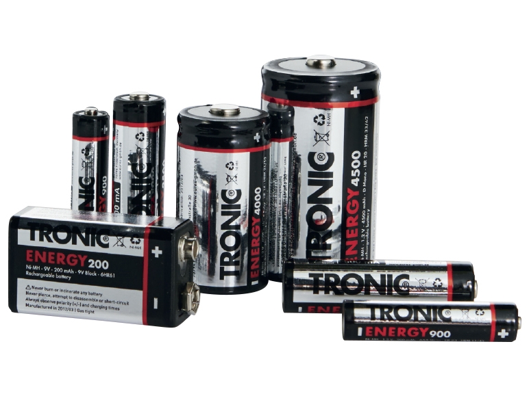 TRONIC Ni-MH Rechargeable Battery Assortment
