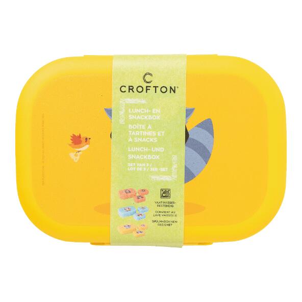 CROFTON(R) 				Boîtes à lunch et à snack, 3 pcs