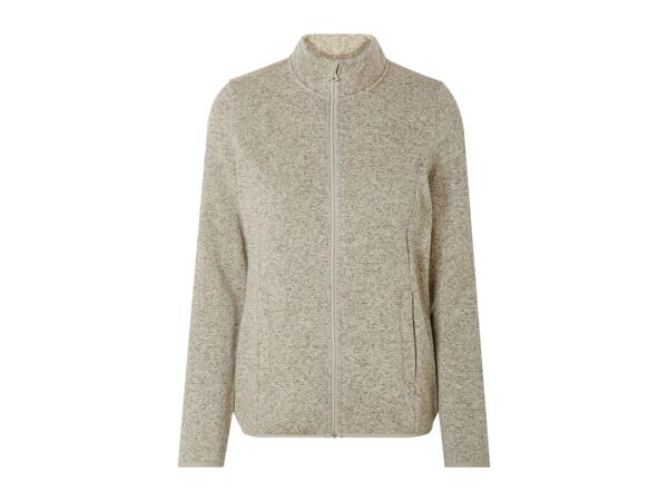 Esmara Ladies' Knitted Fleece Jacket - Beige