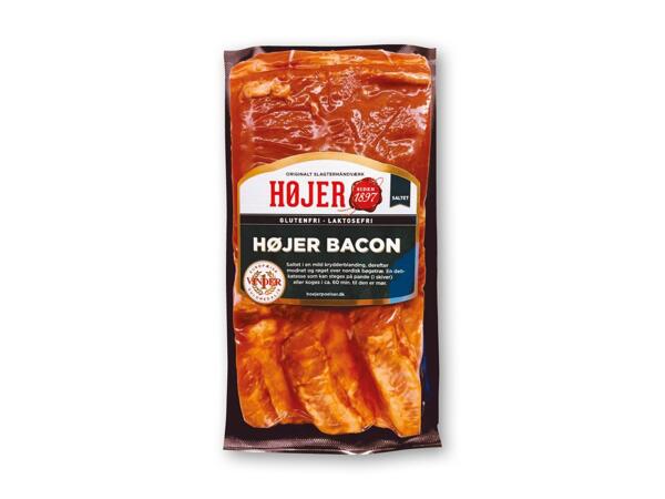 Hamburgerryg, røget bacon eller røget skinke