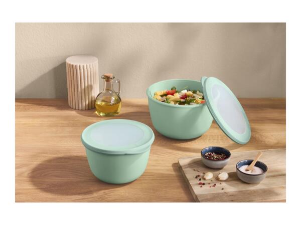 Round Food Storage Container Set - 2 Pack