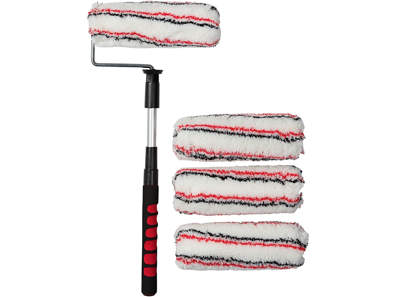 Extendable Painting Roller or Paint Roller Sleeves, 3 pieces