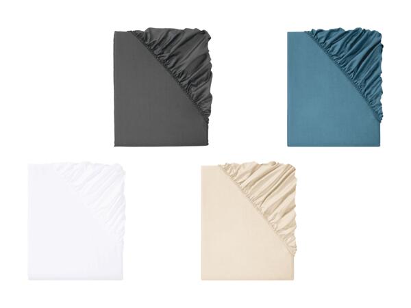 Drap-housse en satin