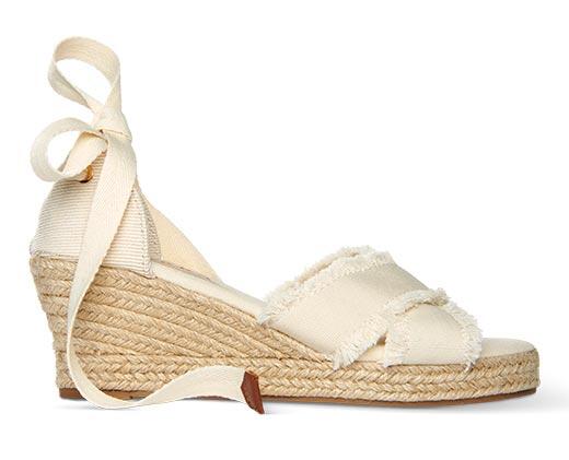 Serra Ladies Espadrille Wedges
