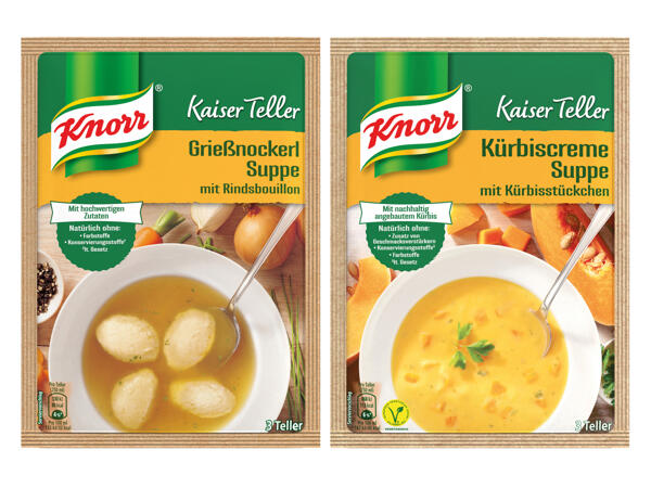 Knorr Kaiser Teller Suppe