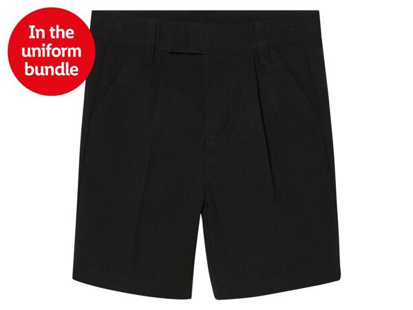 Boys' Black School Shorts