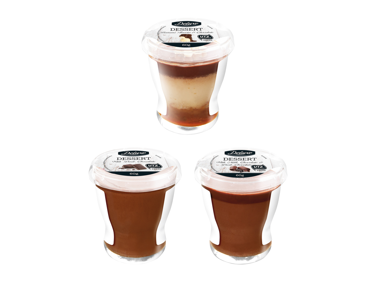 Dessert en verrine chocolat/ fruits