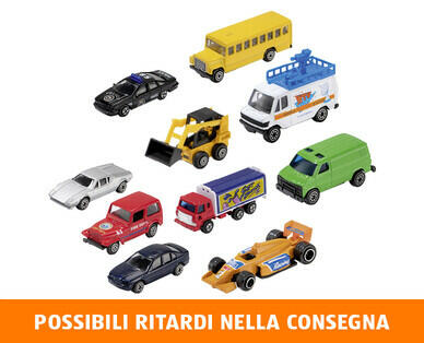 TOYLINO
SET DI MACCHININE, 20 PEZZI