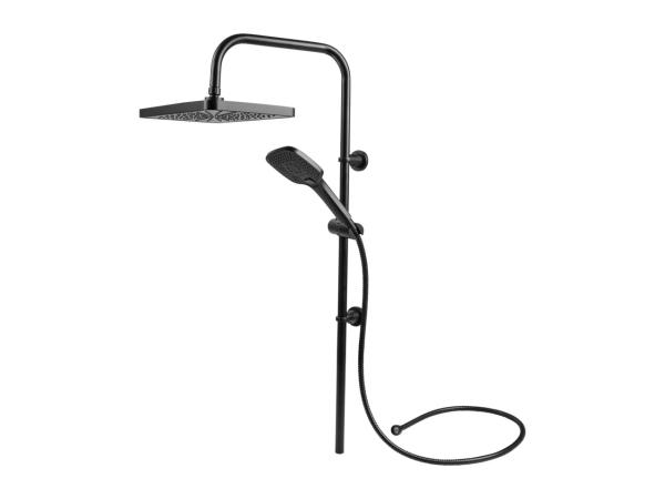 Livarno Home XXL Shower Riser Set - Black