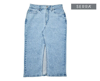 Women's Denim Midi Skirt