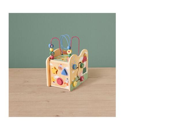 Lupilu Wooden Baby Walker/​Activity Cube