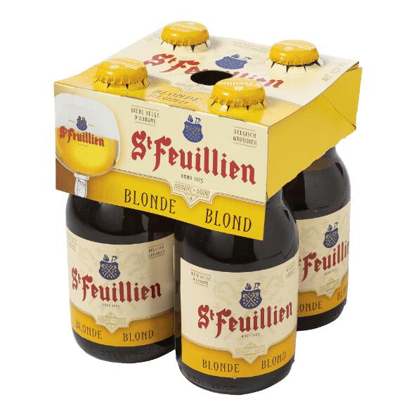 ST. FEUILLIEN(R) 				Bière d'abbaye blonde, 4 pcs