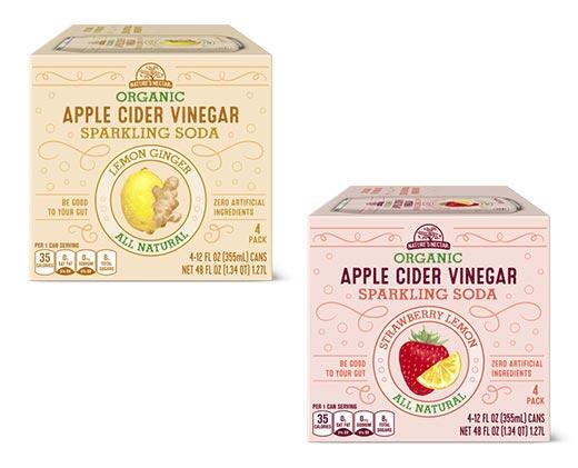 Nature's Nectar 
 Sparkling Apple Cider Vinegar Sodas Assorted Varieties