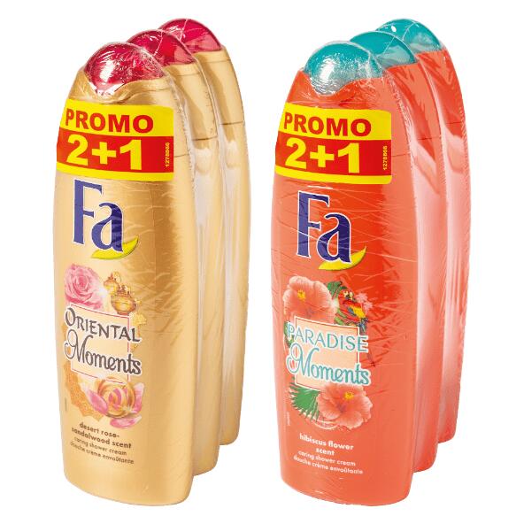 FA(R) 				Gel douche, 3 pcs