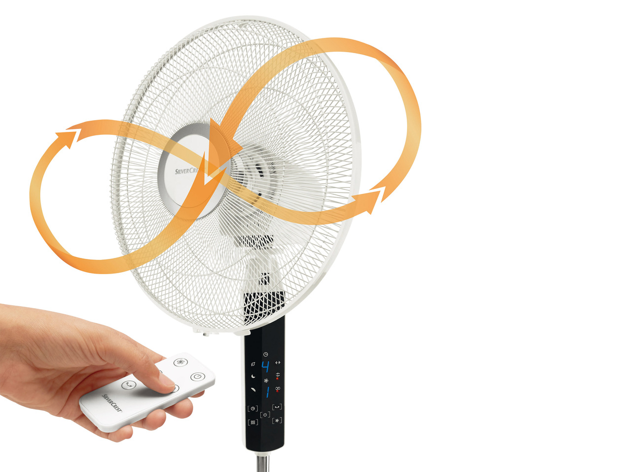SILVERCREST 60W Pedestal Fan