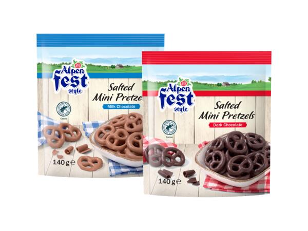 Chocolate- covered brezeln