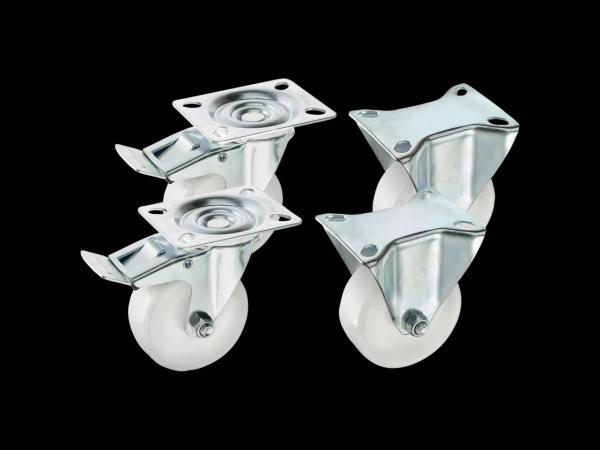 Castors Set, 4 or 8 pieces