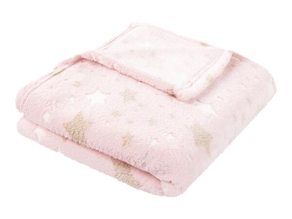 Livarno Home Pink Glow In The Dark Blanket