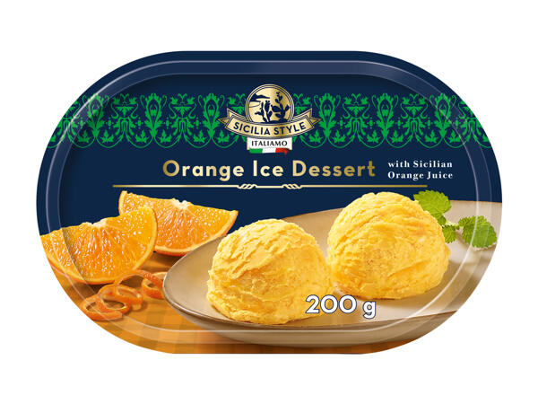 Sorbet à l'orange de Sicile