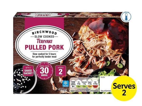 Birchwood Slow Cooked Teriyaki Pulled Pork