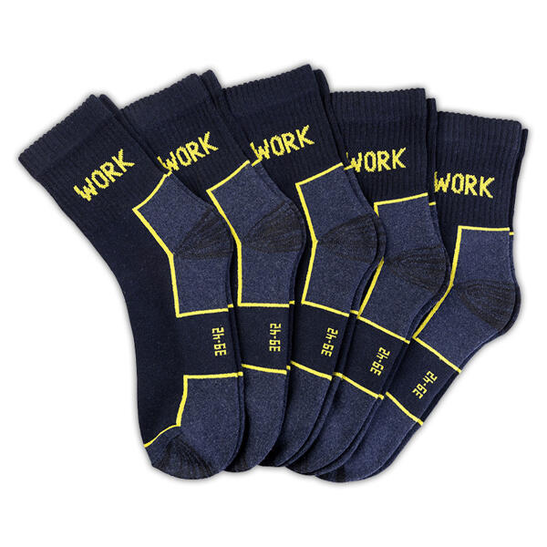 Arbeits-Kurzschaftsocken 5er