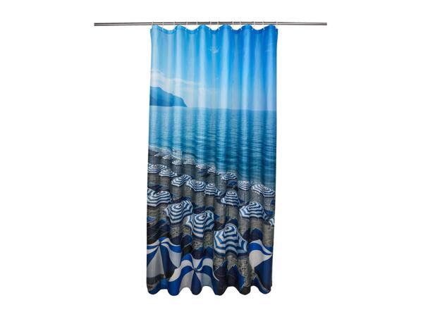 Shower Curtain With Beach Scene