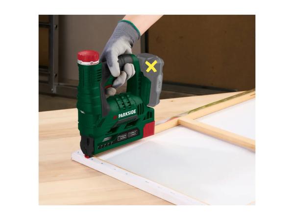 Parkside 20V Cordless Nail Gun/Tacker - Bare Unit