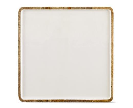 Crofton 
 Enameled Wood Serving Tray