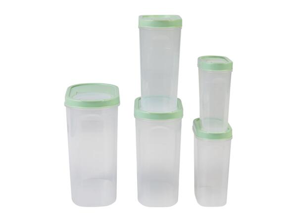 Silvercrest Green Food Storage Containers - 5 Pack